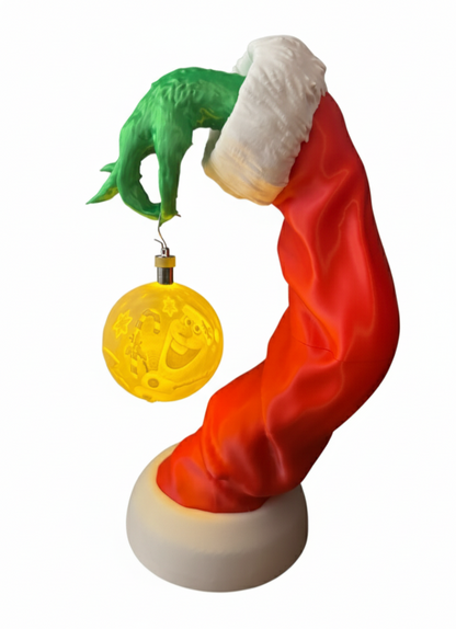 Grinch Arm Ornament Display
