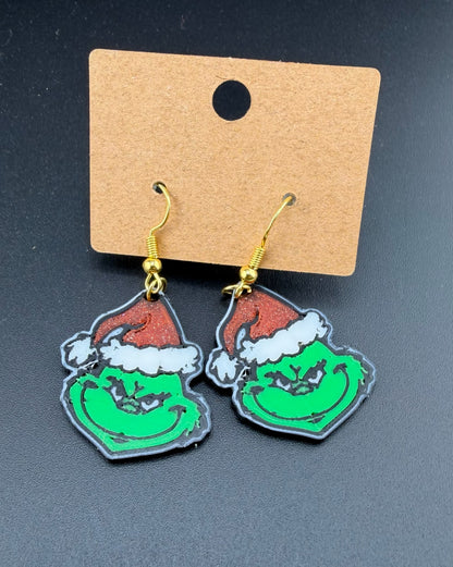 Grinch Earrings